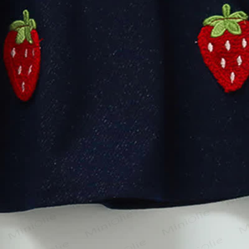 Toddler Kid Girl Strawberry Bow Dress - image 6