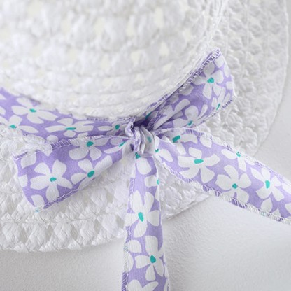 Baby Vibrant Flower Bow Dress with Hat - image 5