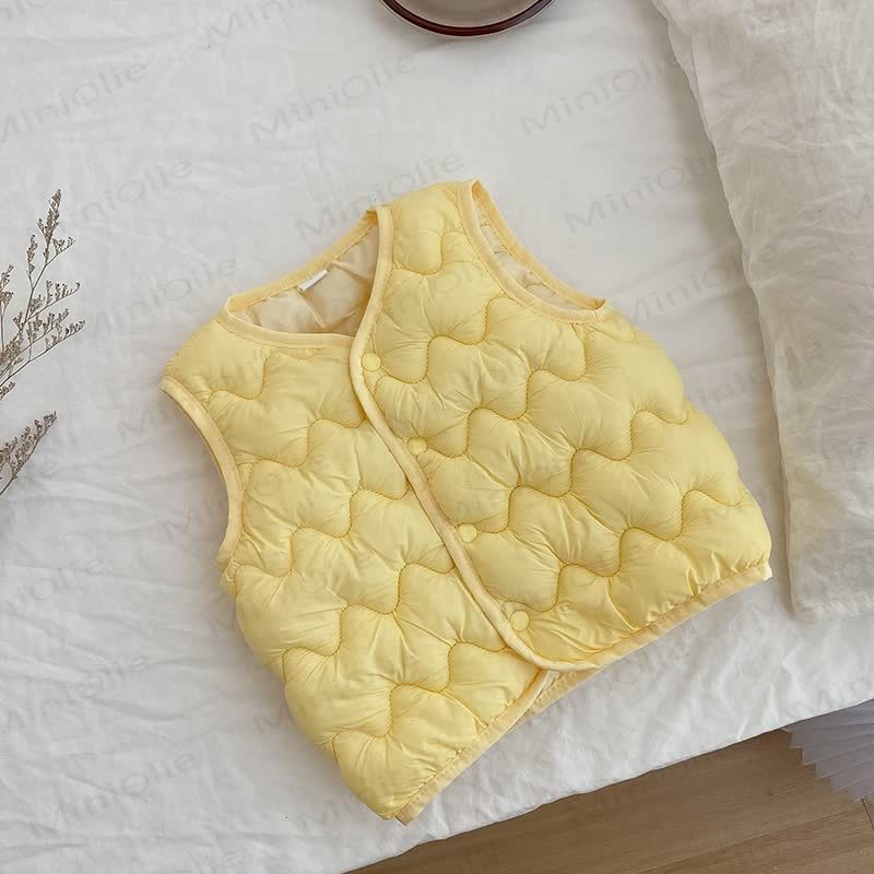 Kid Vest Cardigan Outerwear - Yellow - 12Y - image 7