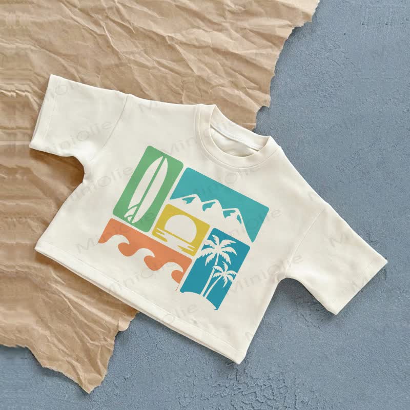 Baby Painting White T-Shirt - White - 2-3T - image 1