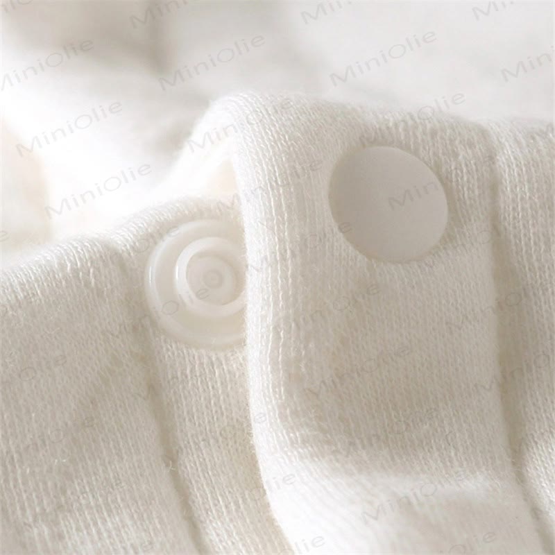  Baby Simple Quilted Bear Warm Romper - image 6