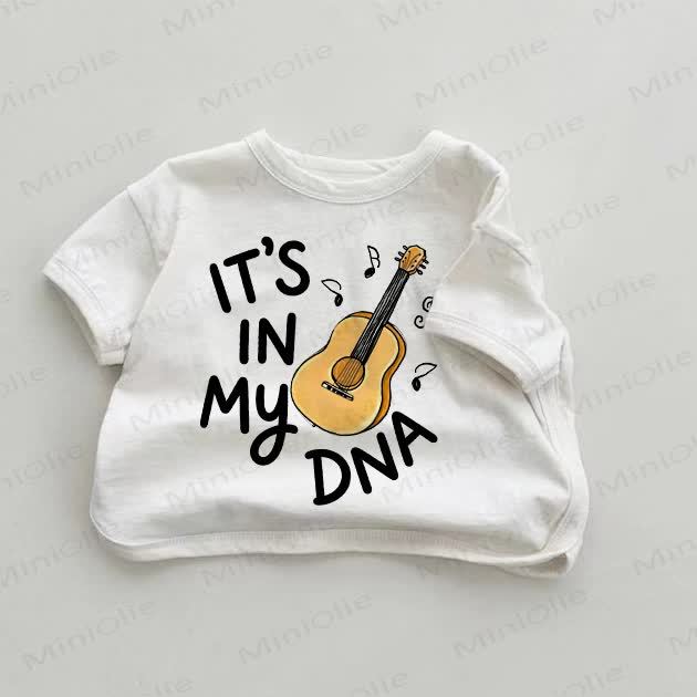 IT'S IN MY DNA Baby White Guitar Print T-shirt - White - 18-24M - image 1