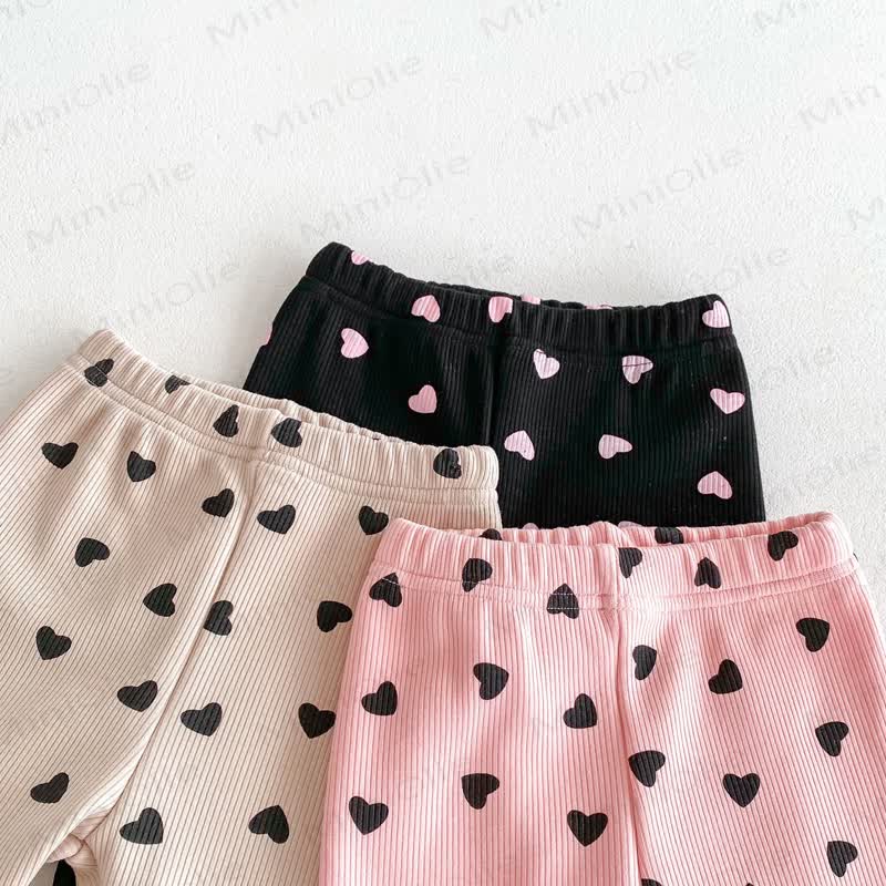 Baby Toddler Girl Heart Fleece Lined Leggings - image 15
