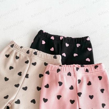 Baby Toddler Girl Heart Fleece Lined Leggings - image 15