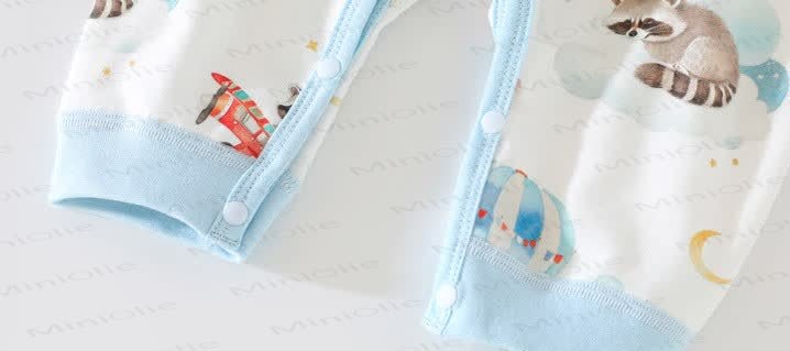  Baby Print Newborn Romper - image 6