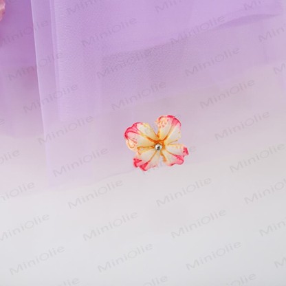 Toddler Flower Tulle Bow Suspenders Dress - image 7