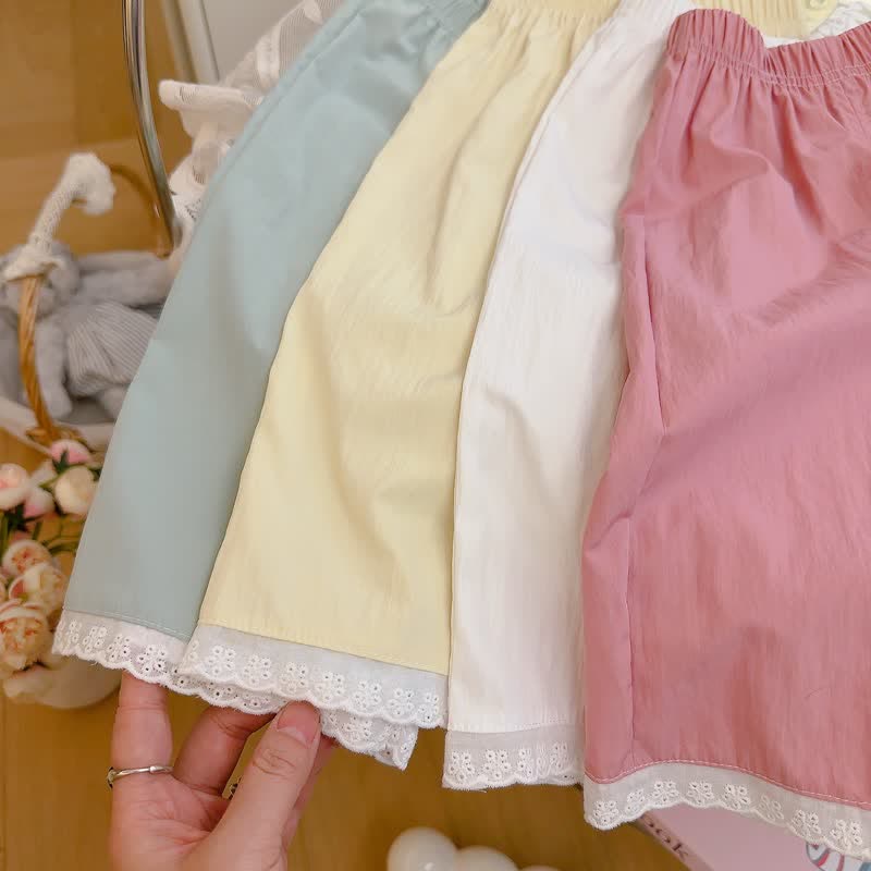 Toddler Girl Lace Casual Essential Pants - image 4