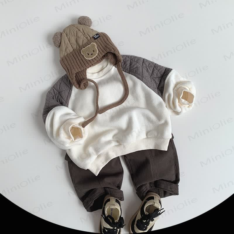 Baby Toddler Fleece Lined Solid Color Pants - image 3