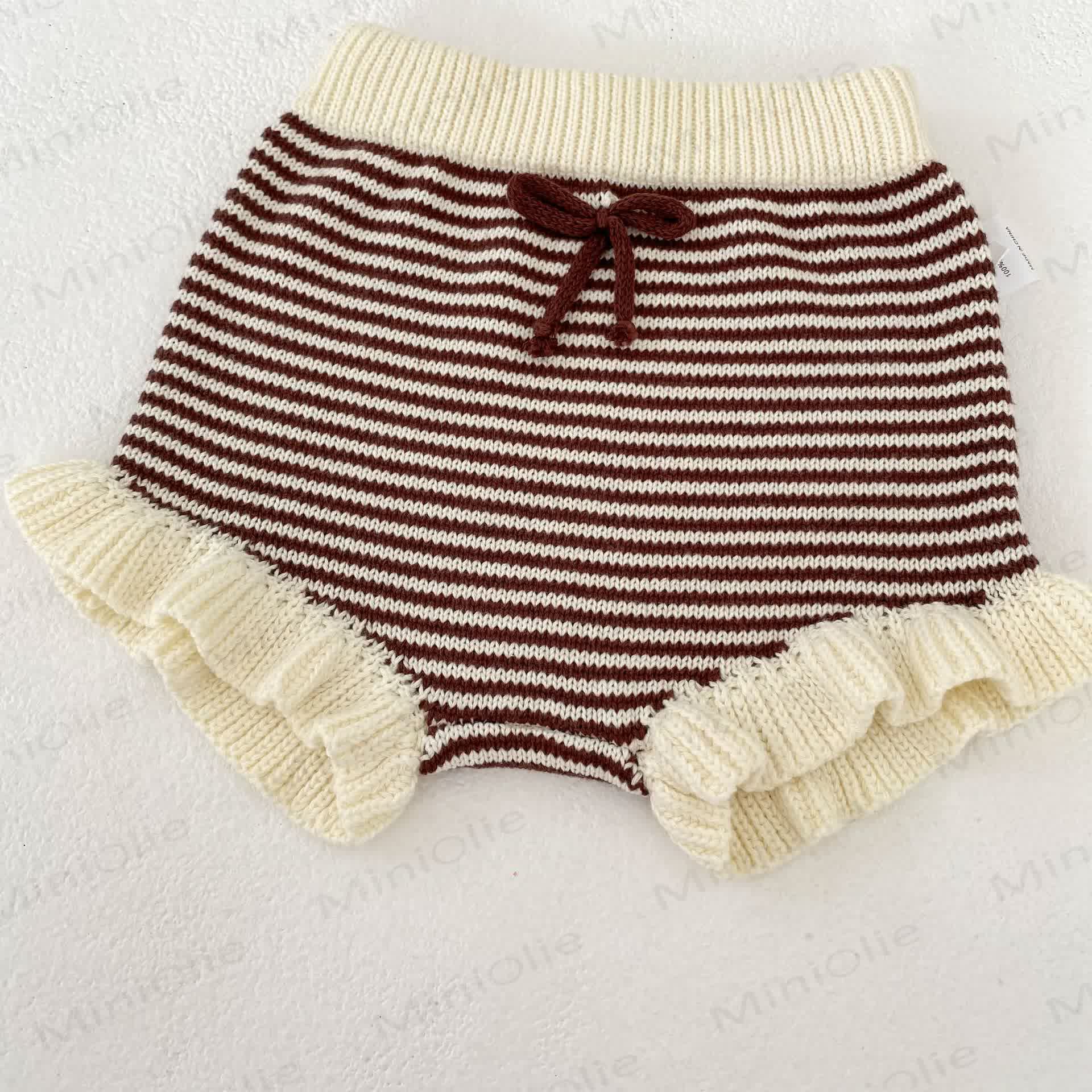 Baby Ruffled Cardigan/Striped Shorts - image 13