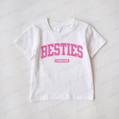BESTIES FOREVER Family White Slogan Matching T-Shirt - White - Baby T-Shirt: 2-3T - image 3