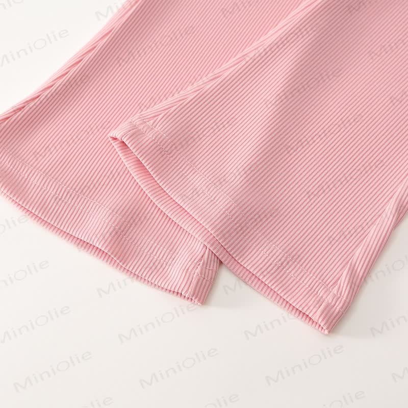 Toddler Knit Short-Sleeve Top and Flared Pants 2-piece Set - image 9