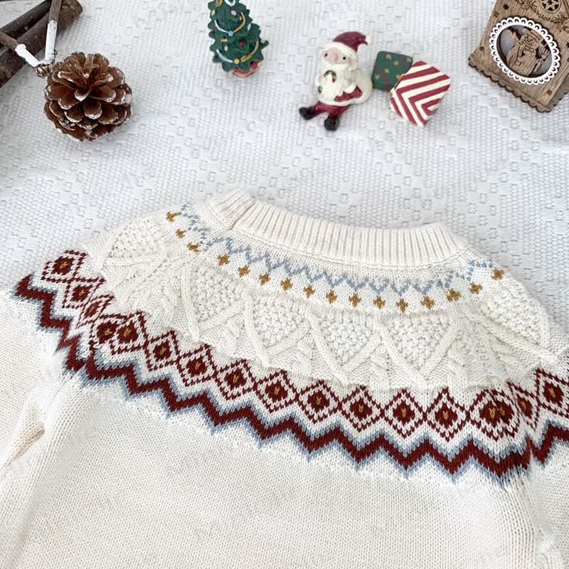 Kid Christmas Jacquard Sweater - image 10