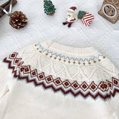 Kid Christmas Jacquard Sweater - image 10