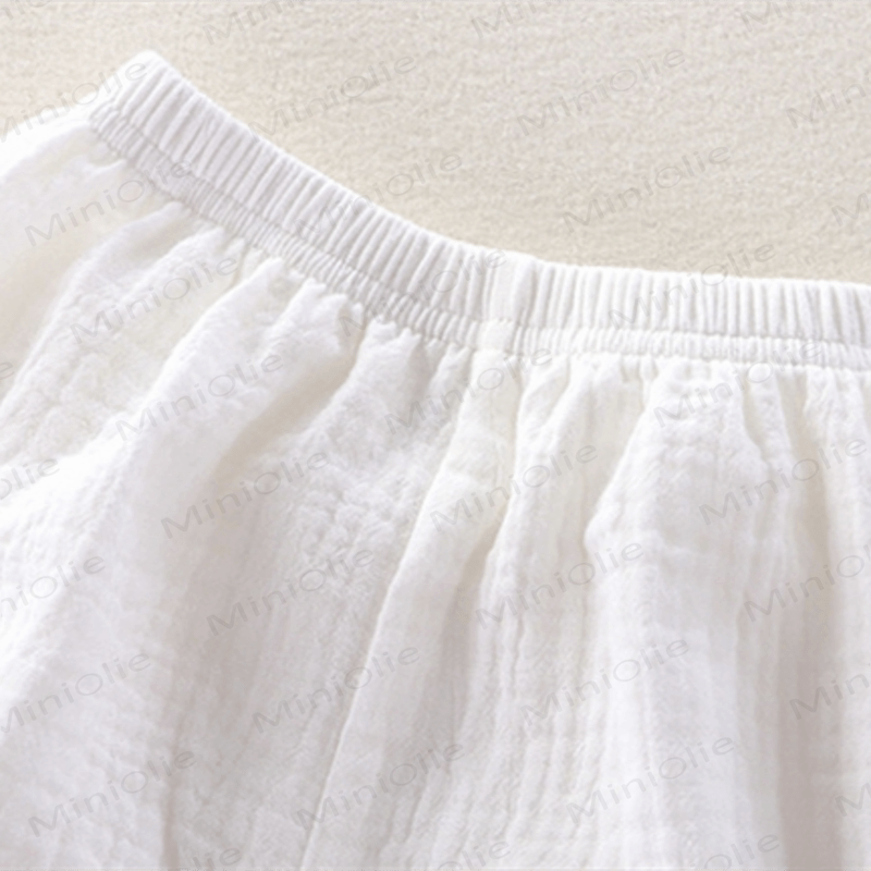 Toddler 2-Piece Solid Color Sleeveless Gauze Set - image 8