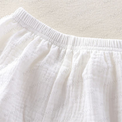 Toddler 2-Piece Solid Color Sleeveless Gauze Set - image 8