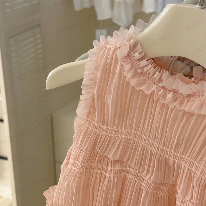 Toddler Baby Girl Sleeveless Tiered Dress - image 6