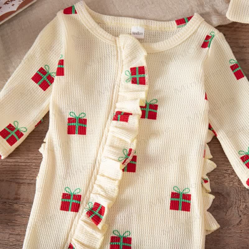 Baby Headscarf Christmas Romper - image 22