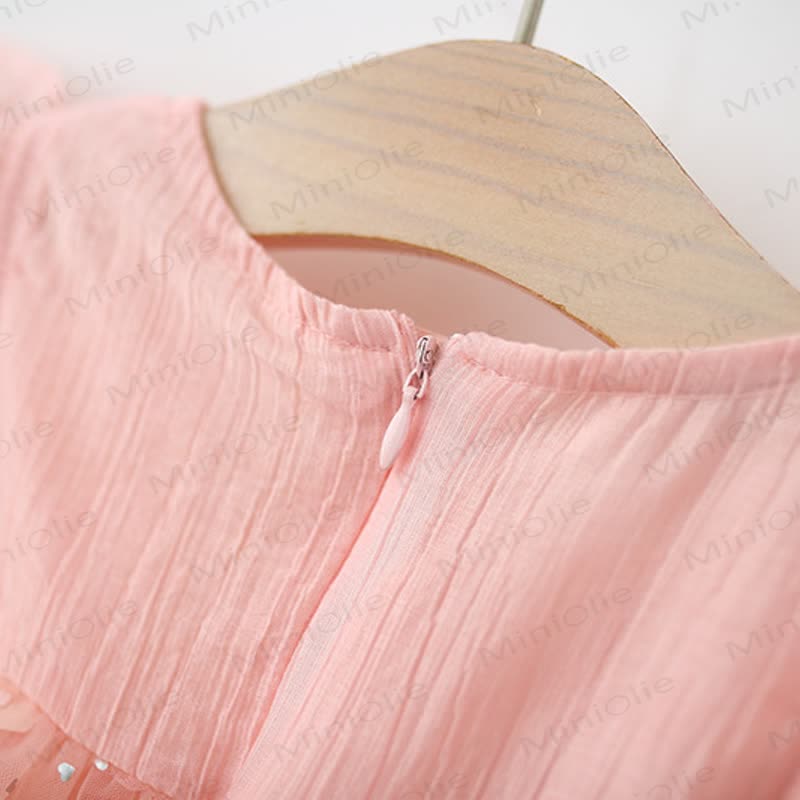 Toddler Heart Glitter Tulle Dress - image 6