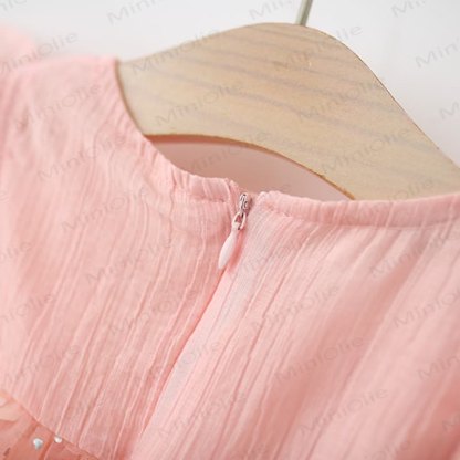 Toddler Heart Glitter Tulle Dress - image 6