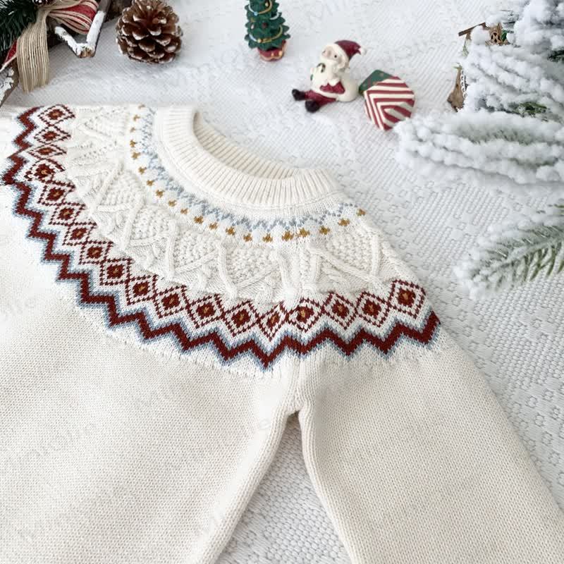 Kid Christmas Jacquard Sweater - image 8