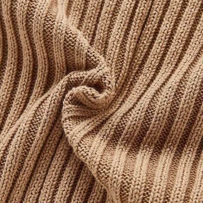 Baby Unisex Solid Color Knitted Romper - image 10