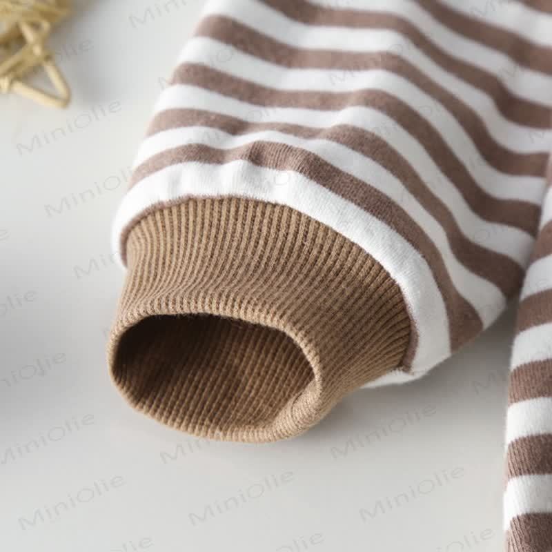 Baby Striped All-Cotton Bodysuit - image 7