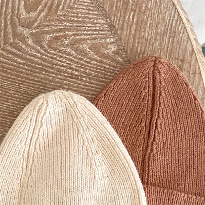 Baby Embroidered Smile Face Beanie - image 8