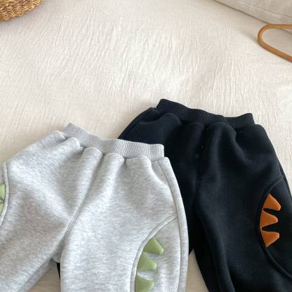 DINOSAUR Baby Toddler Boy Fleece Lined Top Or Pants - image 12