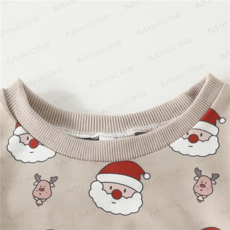Baby Christmas Santa Claus Elk 2 Pieces Set - image 3