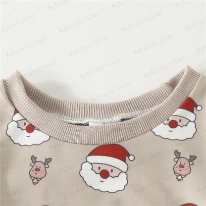 Baby Christmas Santa Claus Elk 2 Pieces Set - image 3