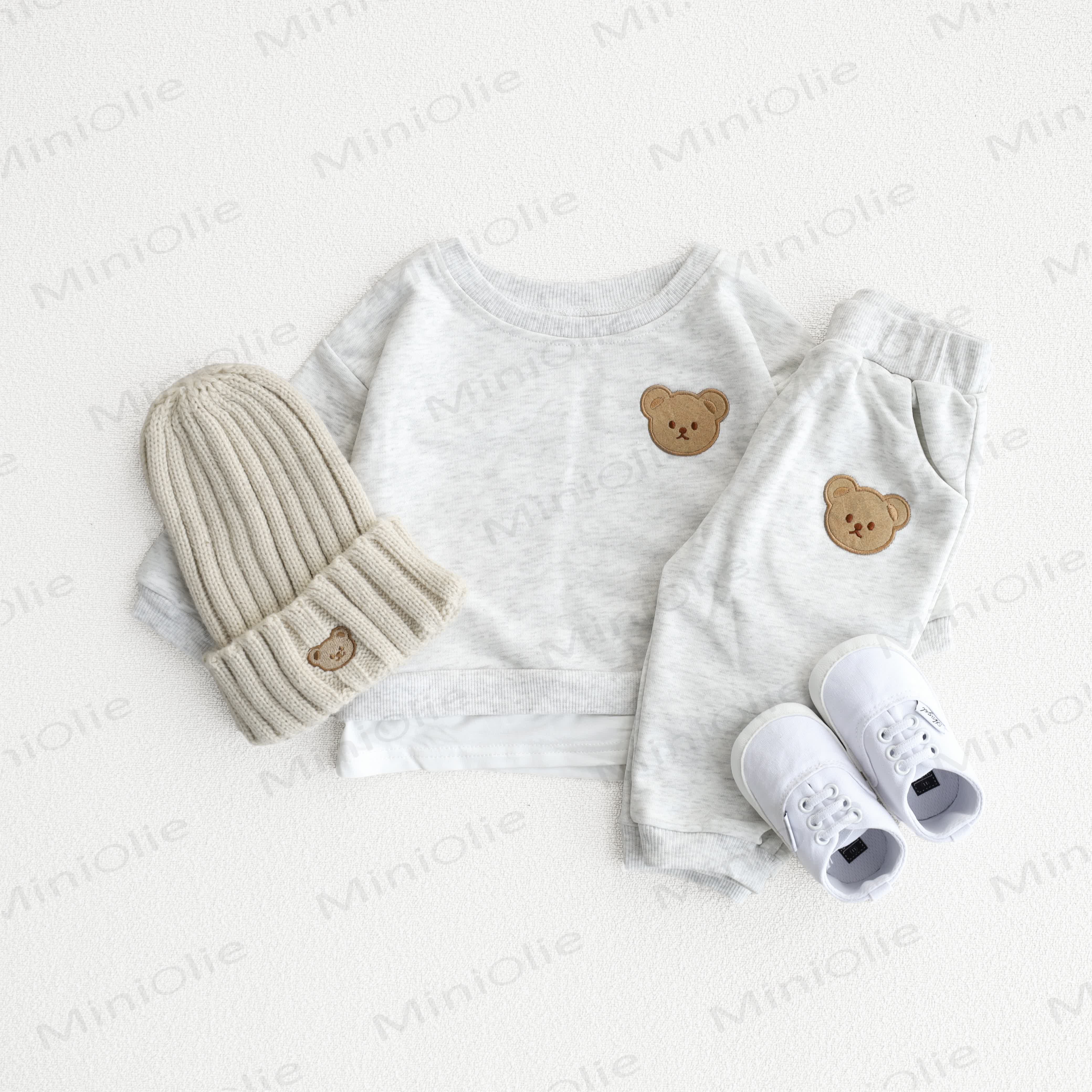 Baby Toddler Cute Bear Sweatshirt & Pants Set - image 9