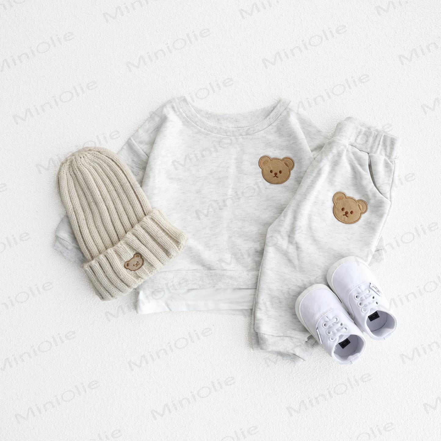 Baby Toddler Cute Bear Sweatshirt & Pants Set - image 9