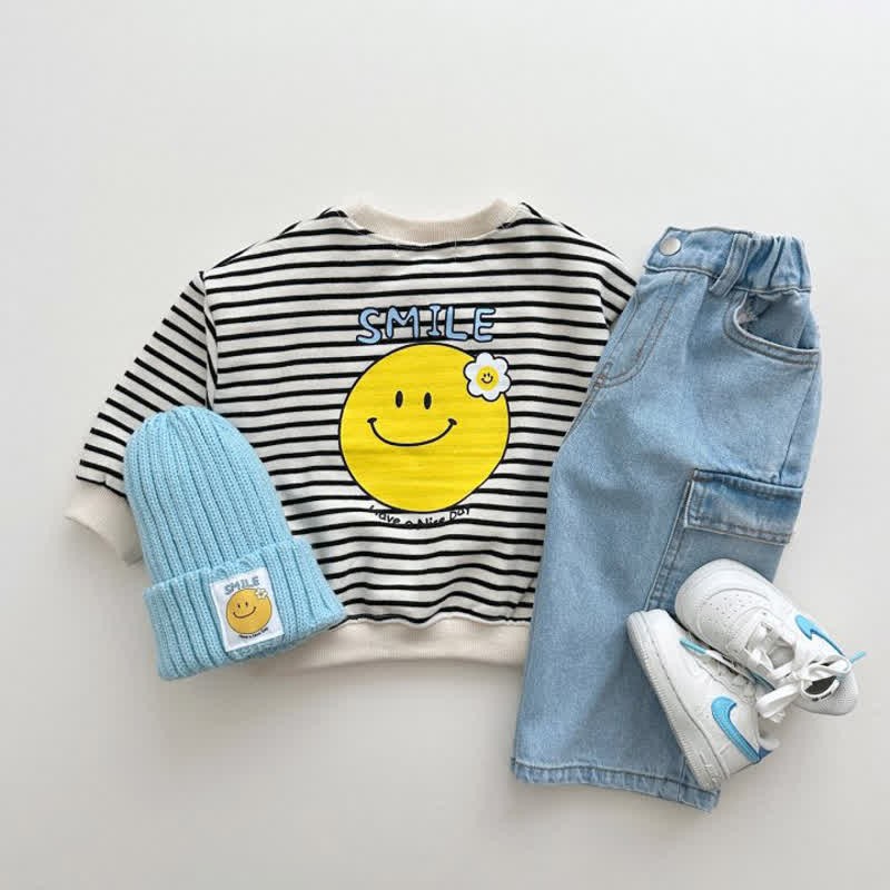 SMILE HAVE A NICE DAY Toddler Sweatshirt - image 5