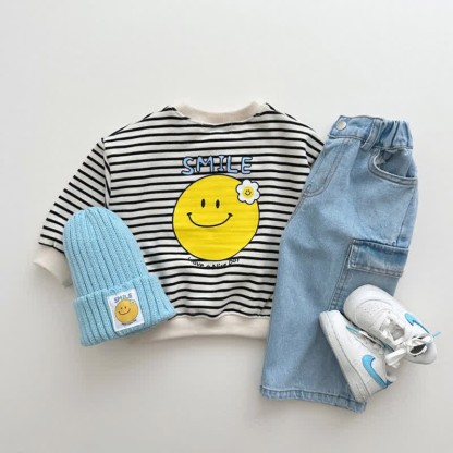 SMILE HAVE A NICE DAY Toddler Sweatshirt - image 5