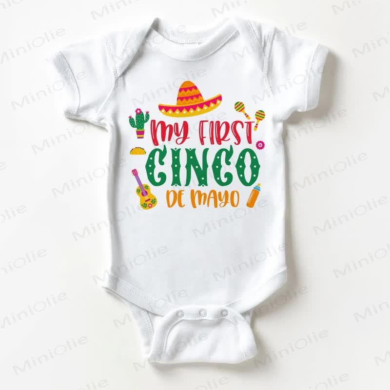 MY FIRST GINGO DE MAYO Baby White Bodysuit - White - 18-24M - image 1