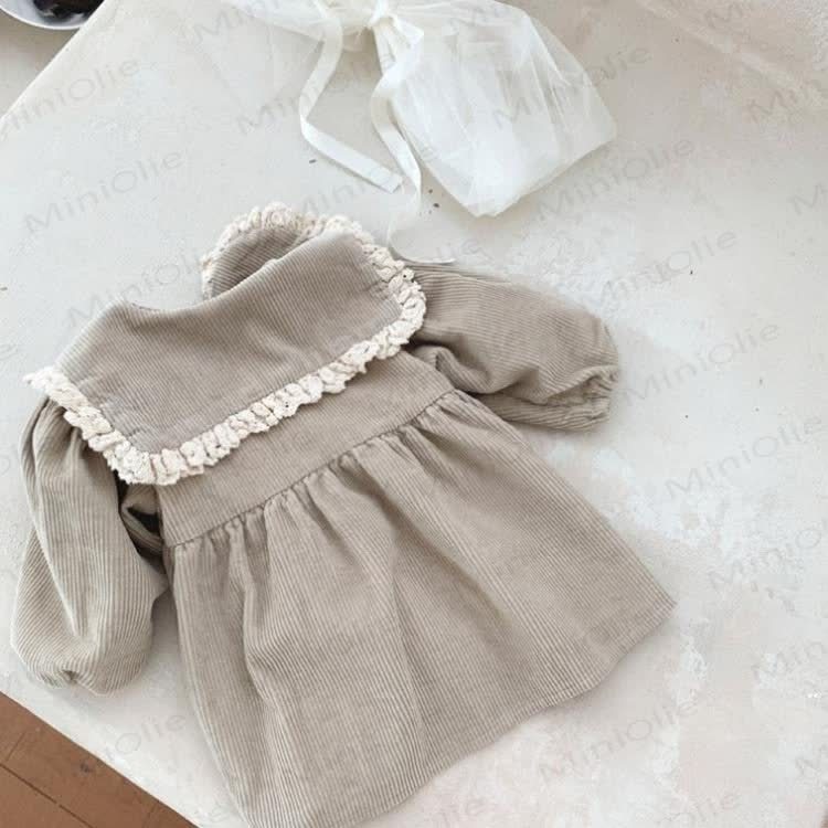 Baby Girl Peter Pan Collar Corduroy Dress - image 6