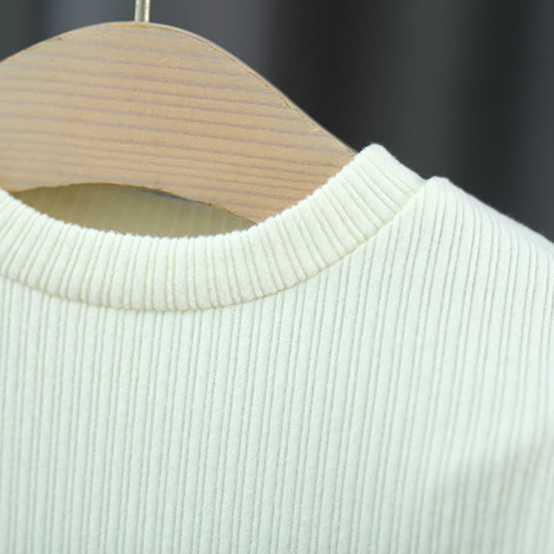 Baby Ribbed Mesh Dress and Cardigan - image 3