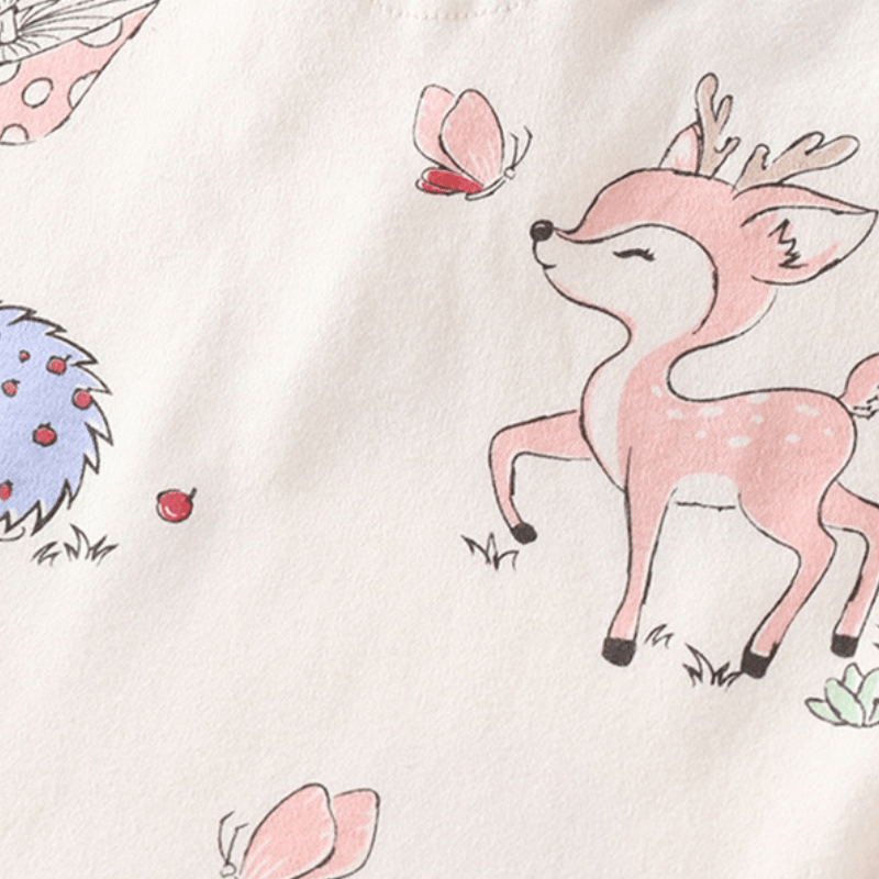 Baby Cute Animals Contrast Color Romper - image 12