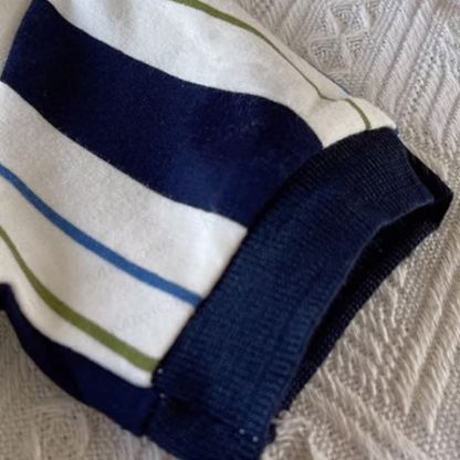Baby Boys Striped Polo Shirt and Shorts 2 Piece Set - image 8