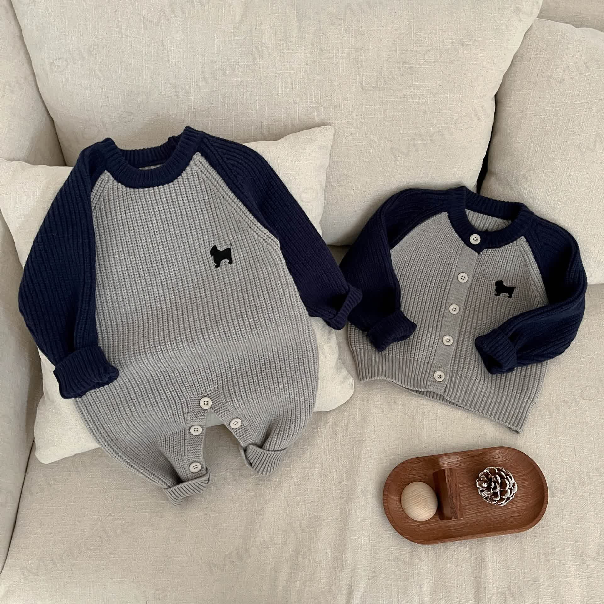 Baby Toddler Knitted Sweater/Romper - image 4