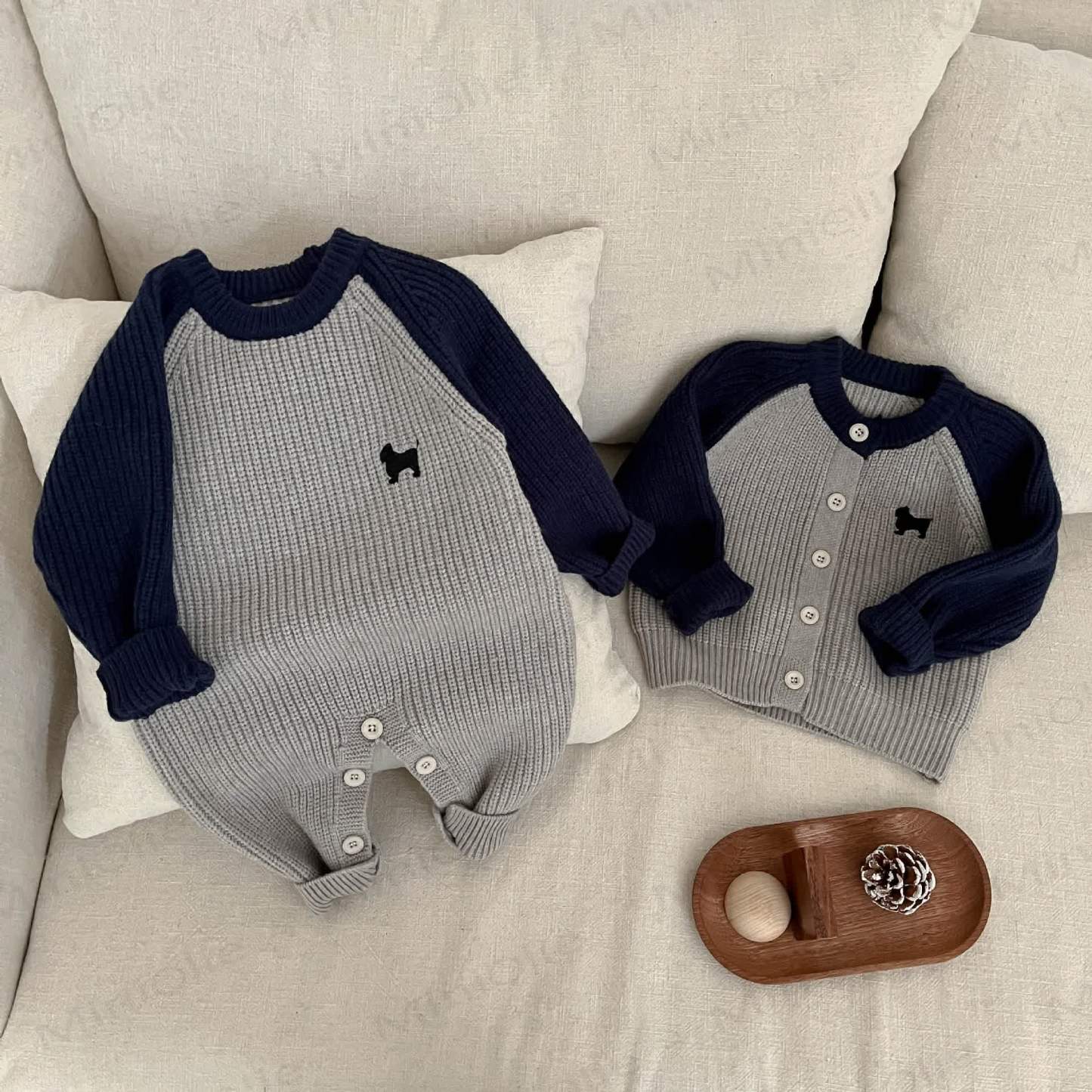 Baby Toddler Knitted Sweater/Romper - image 4