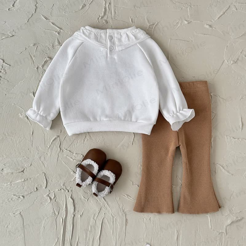 Baby Girl Embroidered Flower Knit 2-piece Set - image 5