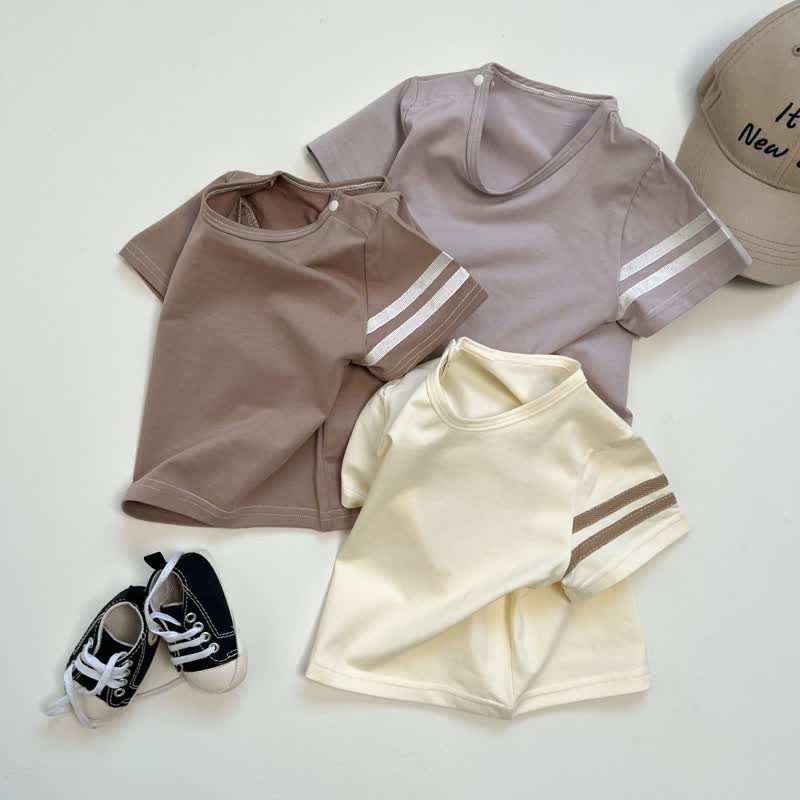 Baby White Stripes Sleeve T-Shirt - image 6