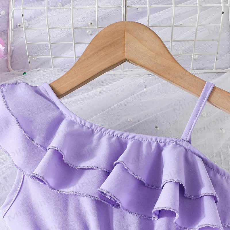 Toddler Flower Bow Tulle Charming Dress - image 13