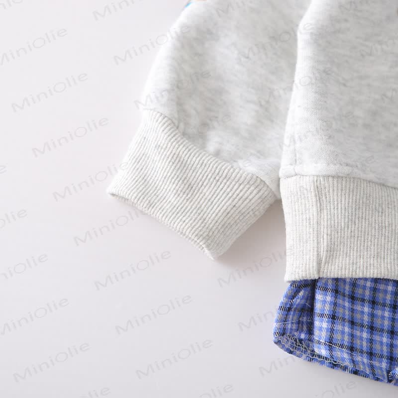 Baby Toddler Dog Plaid Collar 2-piece Set - image 5