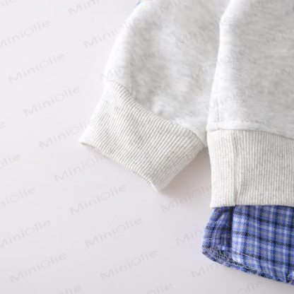 Baby Toddler Dog Plaid Collar 2-piece Set - image 5