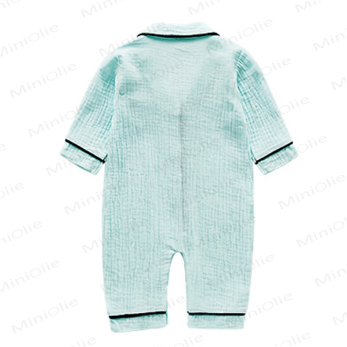 Baby Pocket Lapel Pajamas Romper - image 3