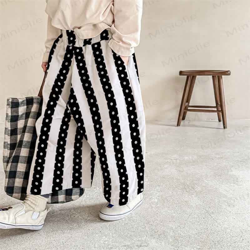 Baby Toddler Chain Striped Pants - White - 2-3T - image 1