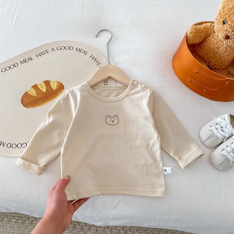 Baby Little Bear Base Layer T-Shirt - Khaki - 2-3T - image 9