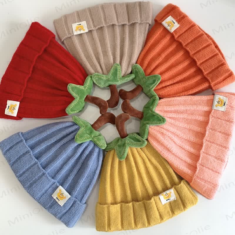 Baby Pumpkin Lovely Knitted Beanie - image 3